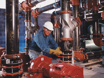 Technical servicing a fire sprinkler system